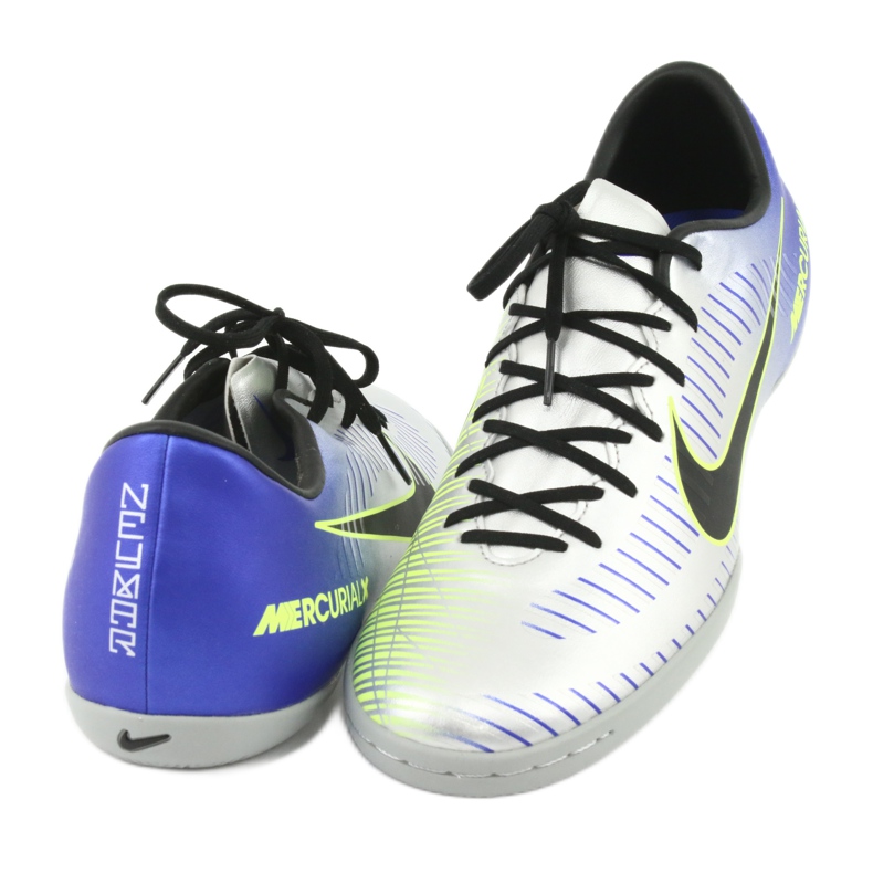 Chaussures d'intérieur Nike MercurialX Victory Vi Neymar Ic M 921516-407 argent 5