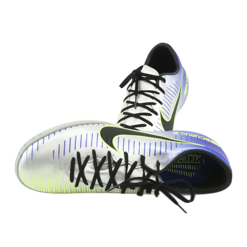 Chaussures d'intérieur Nike MercurialX Victory Vi Neymar Ic M 921516-407 argent 6
