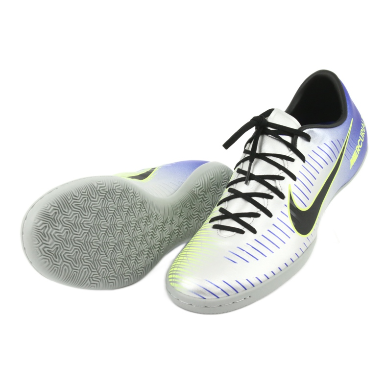 Chaussures d'intérieur Nike MercurialX Victory Vi Neymar Ic M 921516-407 argent 4