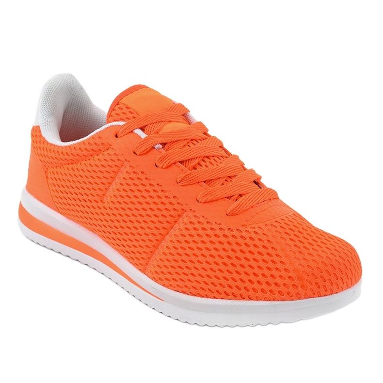 Chaussures de sport femme orange fluo FXZ32-4 1