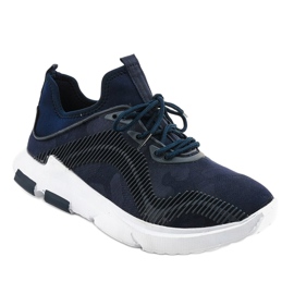 Chaussures de sport homme bleu marine LF21-2 1 Chaussures de sport homme bleu marine LF21-2 1