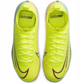 Nike Mercurial Superfly 7 Elite Mds Fg Jr BQ5420-703 chaussures de football jaune jaune 1