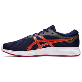 Asics Patriot 11 M 1011A568-402 chaussures pour hommes rouge bleu marin 1