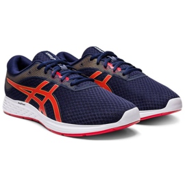 Asics Patriot 11 M 1011A568-402 chaussures pour hommes rouge bleu marin 2