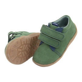 Chaussures pour enfants en cuir pour Velcro Green 305 Mazurek vert 5