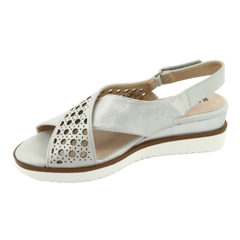 M.Daszyński Sandales en argent sur un coin Daszyński 1838 gris 2