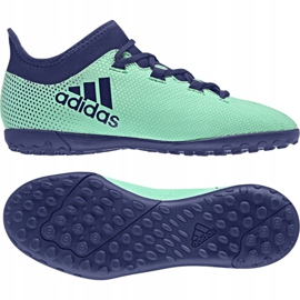 Chaussures de foot Adidas X Tango 17.3 Tf Jr CP9027 multicolore bleu 1