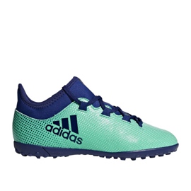 Chaussures de foot Adidas X Tango 17.3 Tf Jr CP9027 multicolore bleu 2