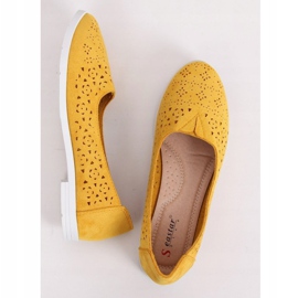 Ballerines ajourées miel ZA02P Jaune 3