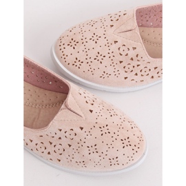 Ballerines ajourées beiges ZA02P Beige 3