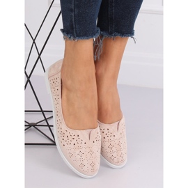 Ballerines ajourées beiges ZA02P Beige 1