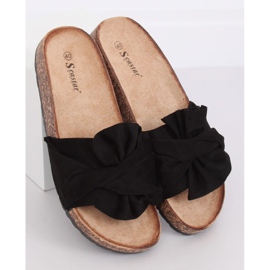 Chaussons en liège noir CK115P Noir le noir 2
