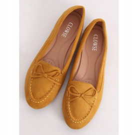 Mocassins femme moutarde 9F127 Jaune 3