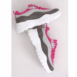 Chaussures de sport 902-3 grises multicolores rose 1 Chaussures de sport 902-3 grises multicolores rose 1