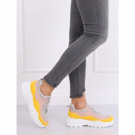 Chaussures de sport multicolores 902-3 Jaune 3