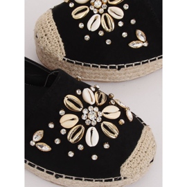Espadrilles femme noires JH96P Noir le noir 1