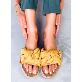 JH115P Espadrilles jaune miel 4