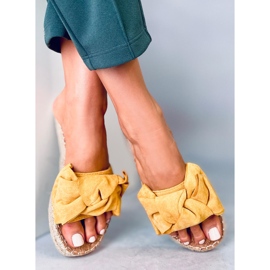 JH115P Espadrilles jaune miel 1