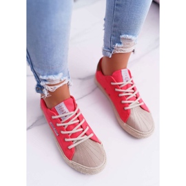 Cross Jeans Baskets femme rose CrossJeansDD2R4096 2