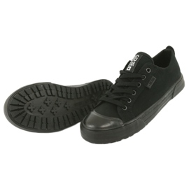 Big Star FF274A080 Sneakers noirs pour femmes baskets noires 4