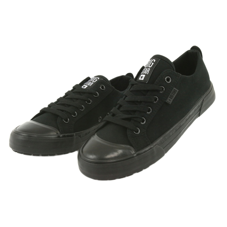 Big Star FF274A080 Sneakers noirs pour femmes baskets noires 3
