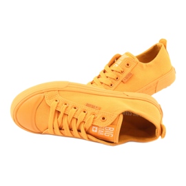 Baskets nouées jaunes Big Star FF274A086 5