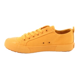 Baskets nouées jaunes Big Star FF274A086 2