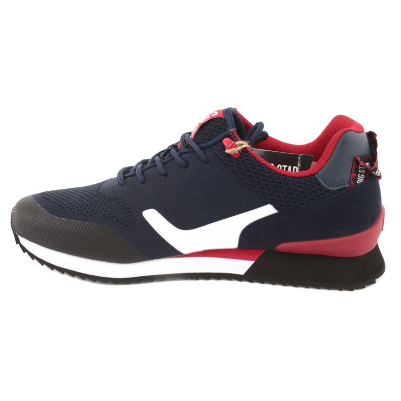 Chaussures de sport Big Star FF 174205 blanc rouge bleu marine 2