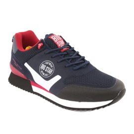 Chaussures de sport Big Star FF 174205 blanc rouge bleu marine 1