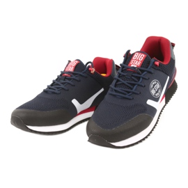 Chaussures de sport Big Star FF 174205 blanc rouge bleu marine 3