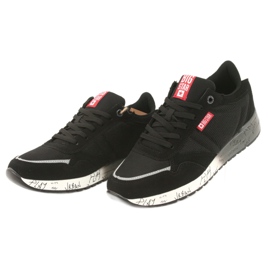 Chaussures de sport Big Star FF 174207 blanche le noir 2