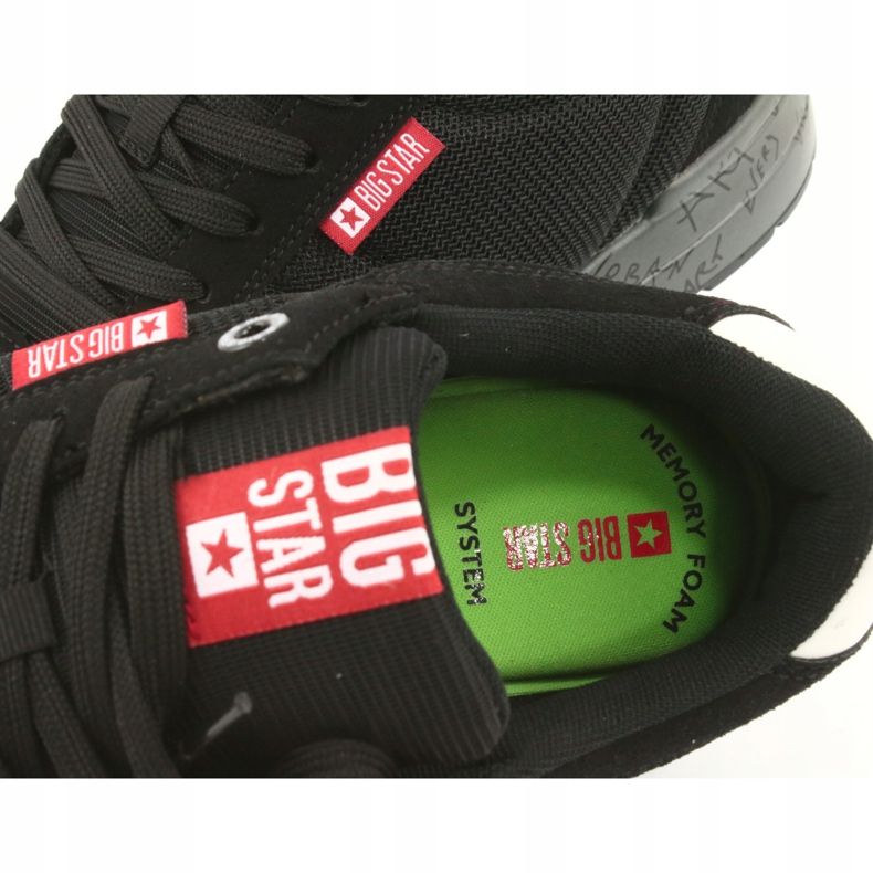 Chaussures de sport Big Star FF 174207 blanc noir 4