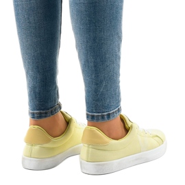 Baskets classiques jaunes pour femmes B845-26 3