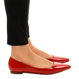 Ballerines vernies rouges MM5018 2