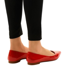 Ballerines vernies rouges MM5018 3