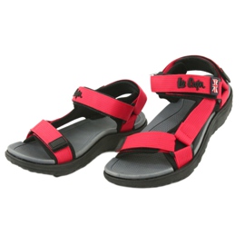 Sandales avec insert en mousse Lee Cooper LCW-20-34-014 le noir rouge 3 Sandales avec insert en mousse Lee Cooper LCW-20-34-014 le noir rouge 3
