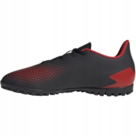 Chaussures de foot Adidas Predator 20.4 Tf EE9585 noir rouge le noir 2