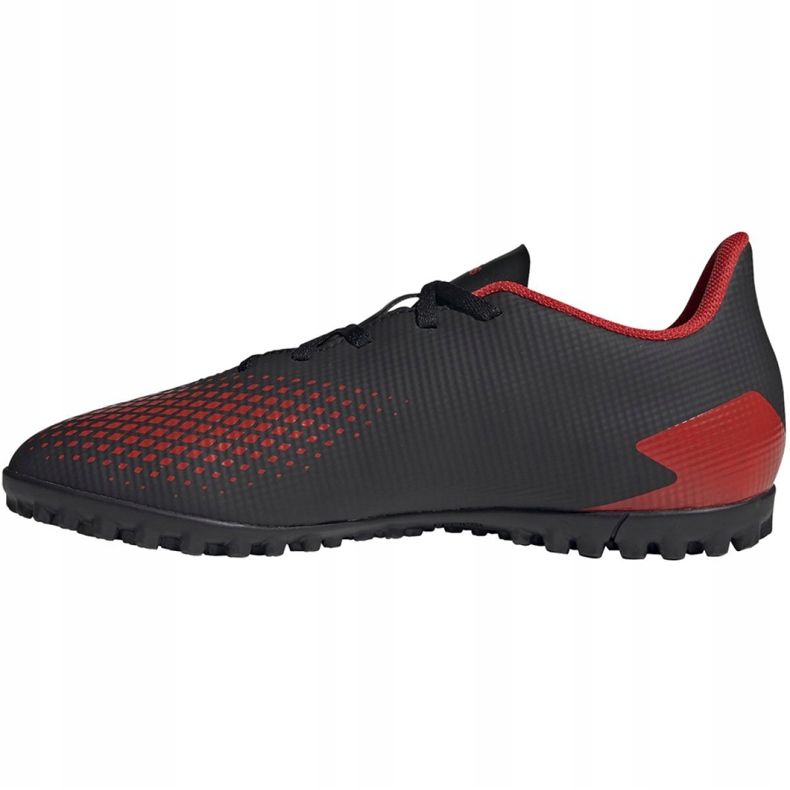 Chaussures de foot Adidas Predator 20.4 Tf EE9585 noir, rouge noir 2