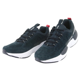 McKey MSP1464 chaussures de sport en daim bleu marine 3