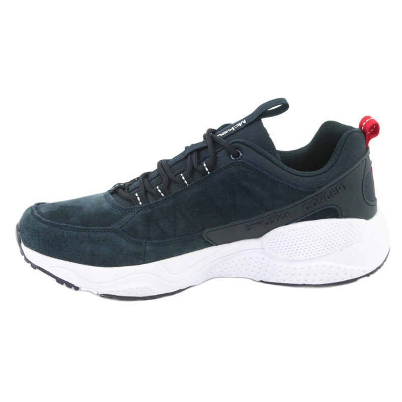 McKey MSP1464 chaussures de sport en daim bleu marine 2