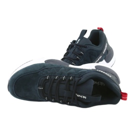 McKey MSP1464 chaussures de sport en daim bleu marin 6