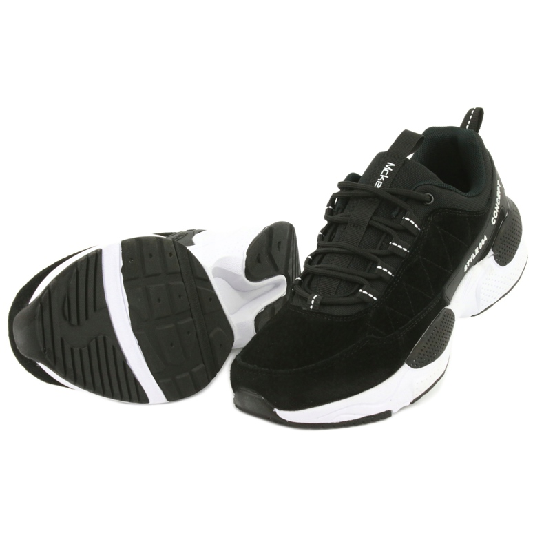 McKey MSP1464 chaussures de sport en daim le noir 5
