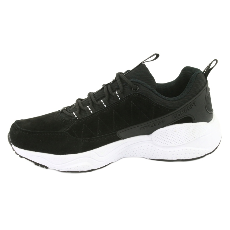 McKey MSP1464 chaussures de sport en daim noir 2