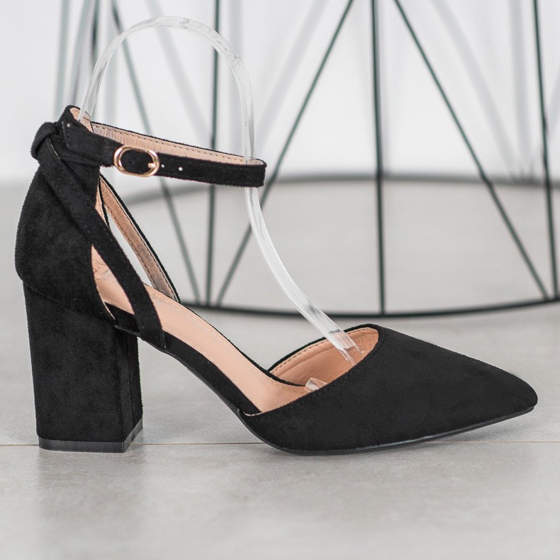 Seastar Escarpins en daim élégants noir 2