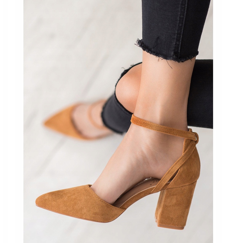 Seastar Escarpins en daim élégants beige 2