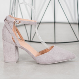 Seastar Escarpins en daim élégants gris 4