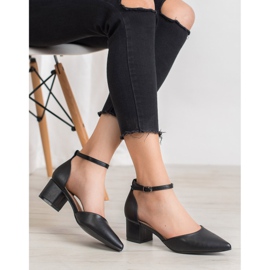 Seastar Escarpins confortables sur un pilier le noir 1