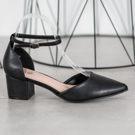 Seastar Escarpins confortables sur un pilier le noir 3