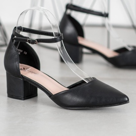 Seastar Escarpins confortables sur un pilier le noir 4
