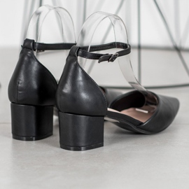 Seastar Escarpins confortables sur un pilier le noir 5